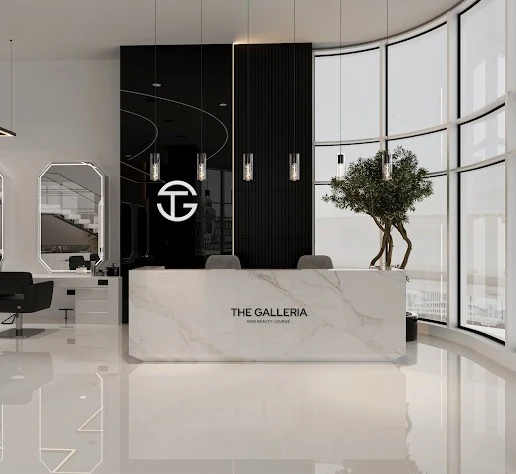 Reception at The Galleria Hair Beauty Lounge in Dubai Media City